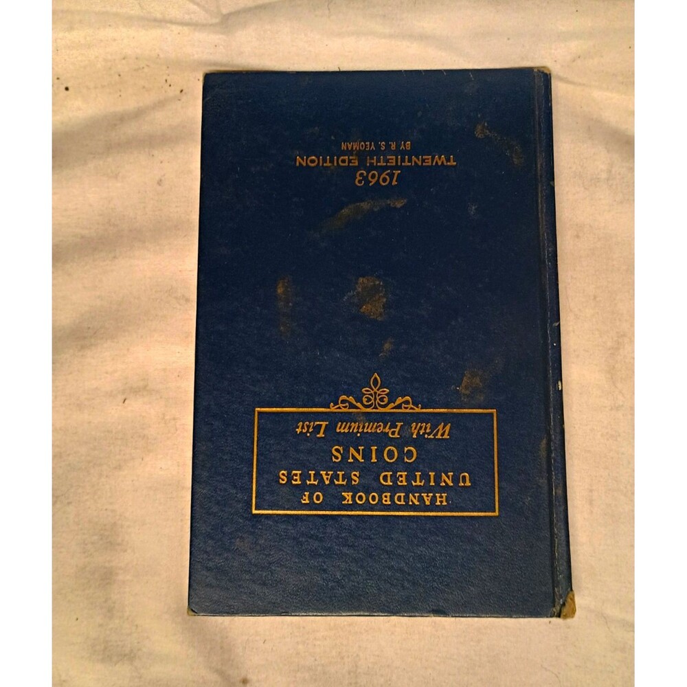1963 HANDBOOK OF UNITED STATES COINS 20th EDITION "BLUEBOOK" BY R.S. YEOMAN